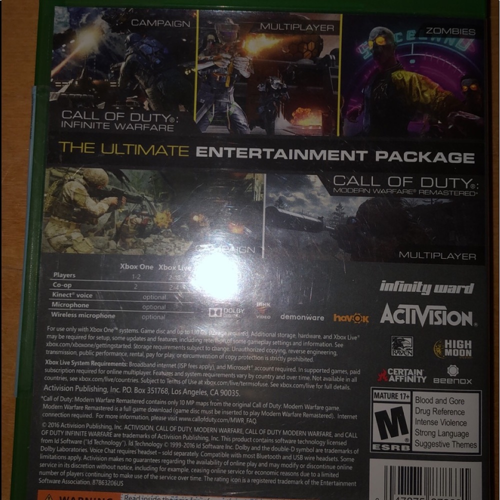 I’m selling this 2 games brand new not used